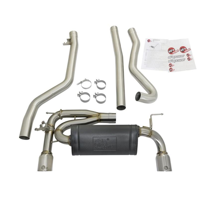 afe POWER MACH Force-Xp 16-17 BMW 340i/340ix/ 3.0L 304 SS Cat-Back Exhaust System