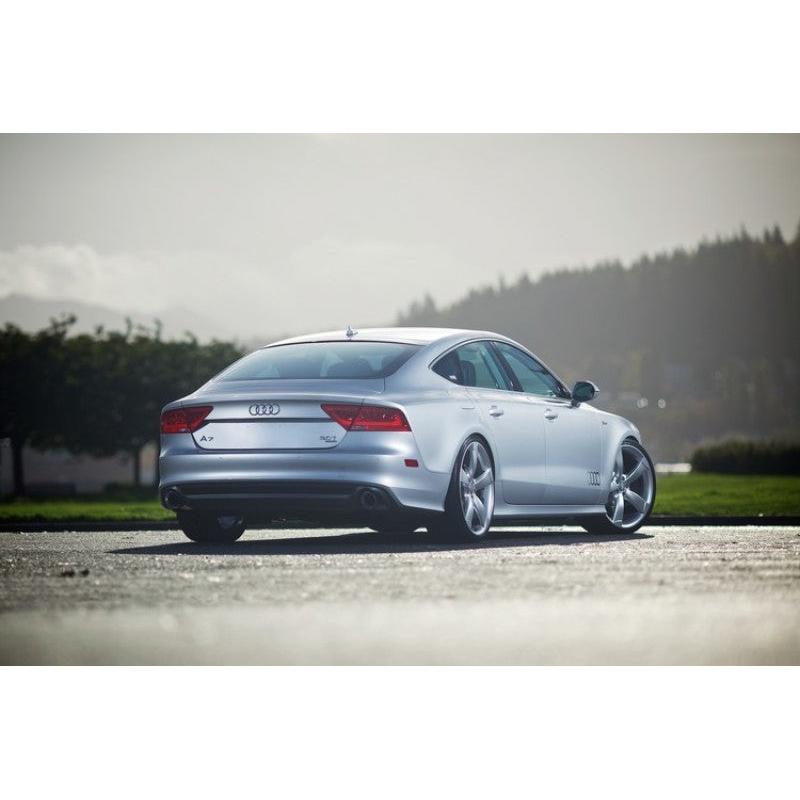 AWE Tuning Audi C7 A7 3.0T Touring Edition Exhaust - Dual Outlet Chrome Silver Tips