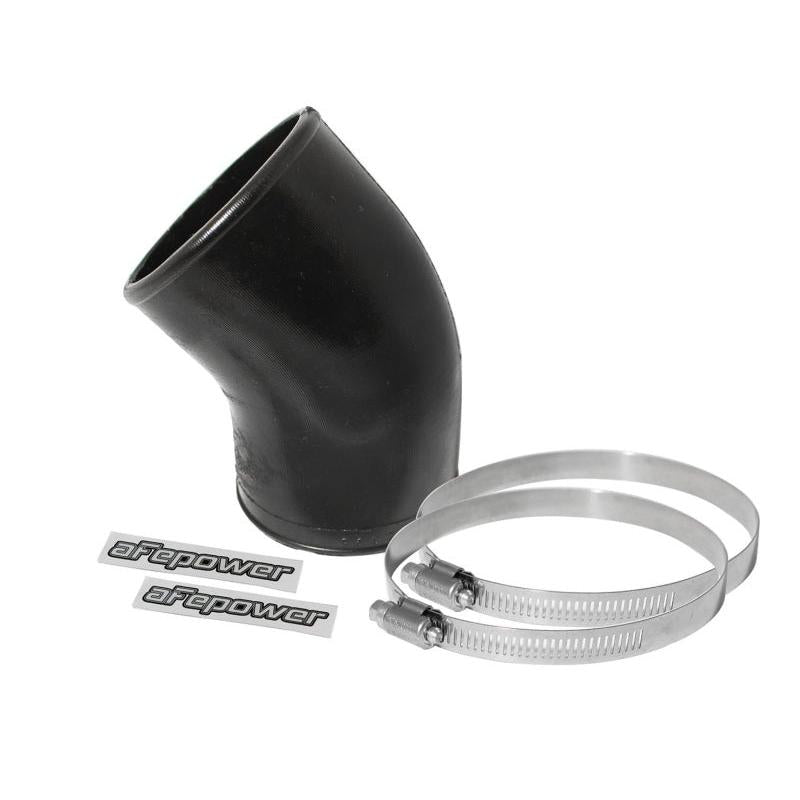 aFe Magnum FORCE Silicone Replacement Coupling Kit 3in ID to 2.75in ID x 45 Deg. Elbow - Black-SR1 Performance