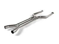 Akrapovic Evolution Link Pipe Set for BMW X5M/X6M (Face Lift) Titanium - High-Performance Exhaust Upgrade