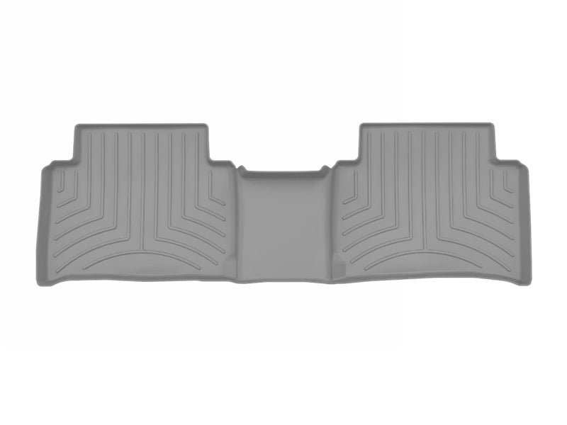 WeatherTech FloorLiner HP Rear Floor Mat for Hyundai Santa Fe 2024-2025 - Gray, Part Number 4618652IM