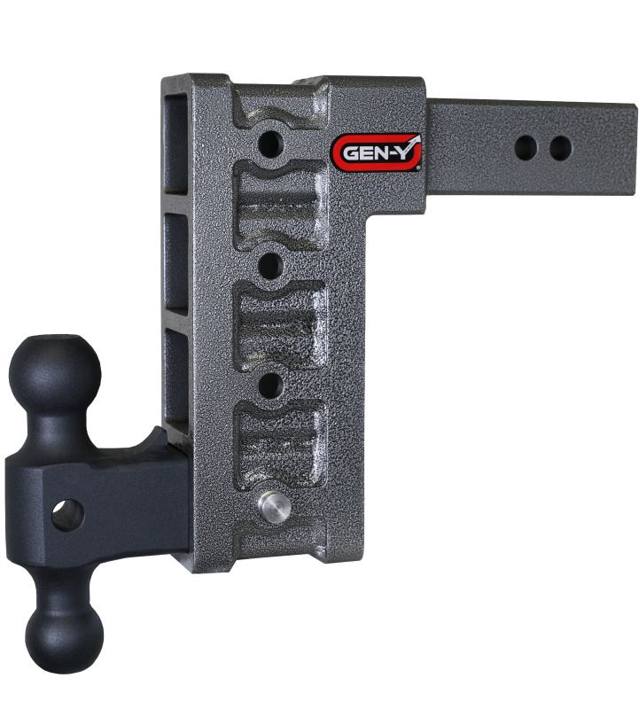 GEN-Y Hitch Mega-Duty 2.5-inch Shank 9-inch Drop Trailer Hitch with Dual-Ball - Model GH-614