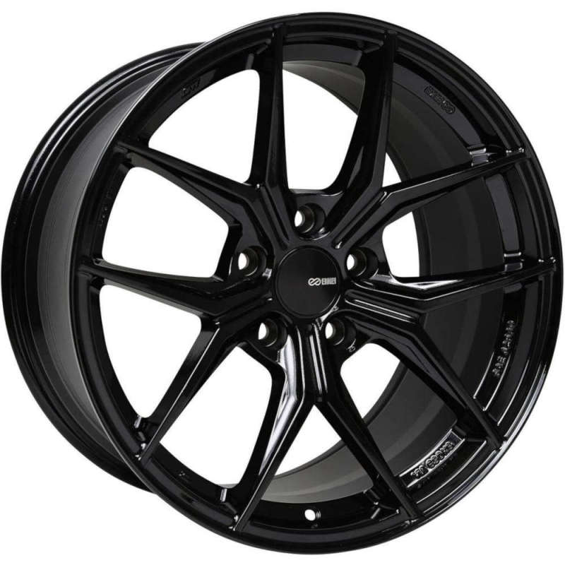 Enkei TSR-X 20x9.5 40mm Offset 5x114.3 BP Gloss Black Wheel-SR1 Performance