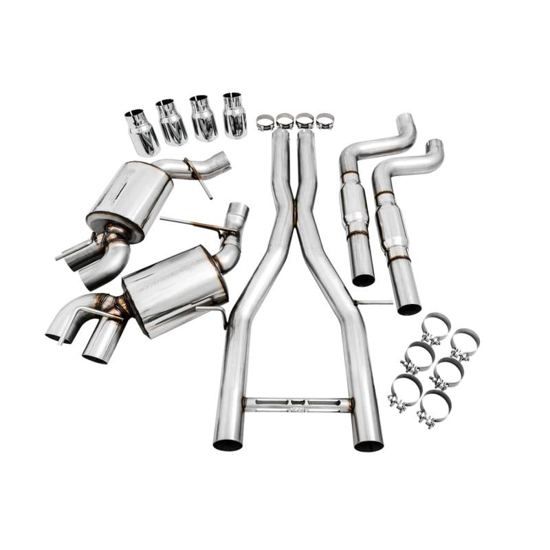 AWE Tuning 16-19 Chevy Camaro SS Res Cat-Back Exhaust -Touring Edition (Quad Chrome Silver Tips)