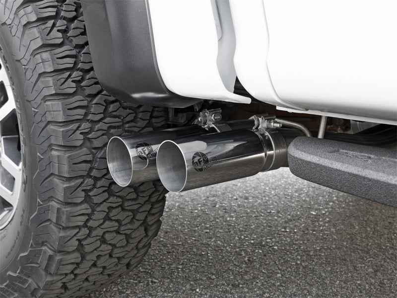 aFe POWER Rebel Series 3in 409 SS Cat Back Exhaust w/ Polished Tips 17 Ford F-150 Raptor V6-3.5L-SR1 Performance