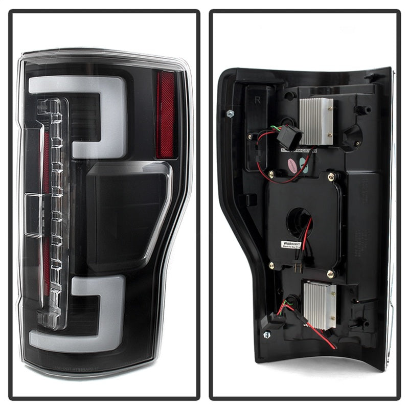 Spyder 17-18 Ford F-250 Super Duty (Excl LED Models) LED Tail Lights - Black (ALT-YD-FS17-LED-BK)-SR1 Performance