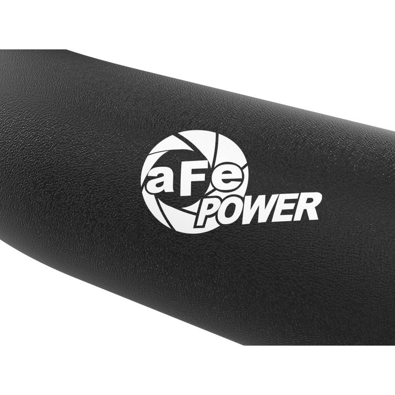 aFe 23-24 Ford Diesel Trucks V8-6.7L (td) BladeRunner Aluminum Hot and Cold Charge Pipe Kit - Black-SR1 Performance
