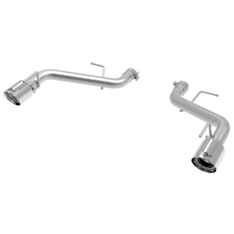aFe POWER MACH Force-Xp 2.5in Axle-Back Exhaust System 16-20 Chevrolet Camaro SS V8 6.2L - Polished-SR1 Performance