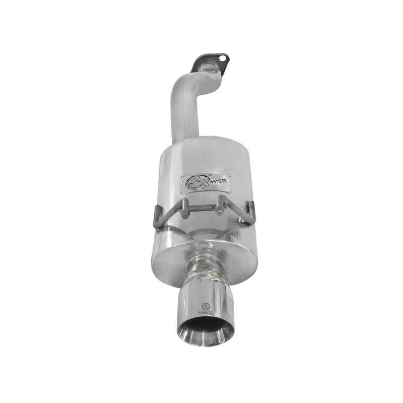 aFe Takeda Exhaust Axle-Back 06-11 Honda Civic Si L4 2.0L 2.5in 304 Stainless Steel-SR1 Performance