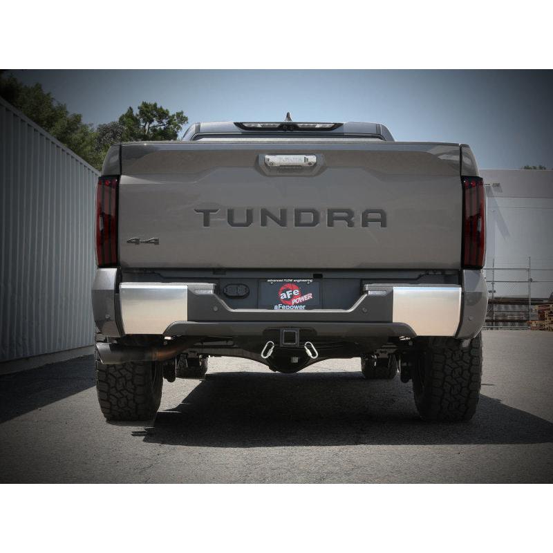 aFe 2022 Toyota Tundra V6-3.5L (tt) Vulcan Series 2.5in to 3in 304 SS Cat-Back Exhaust w/ Black Tip