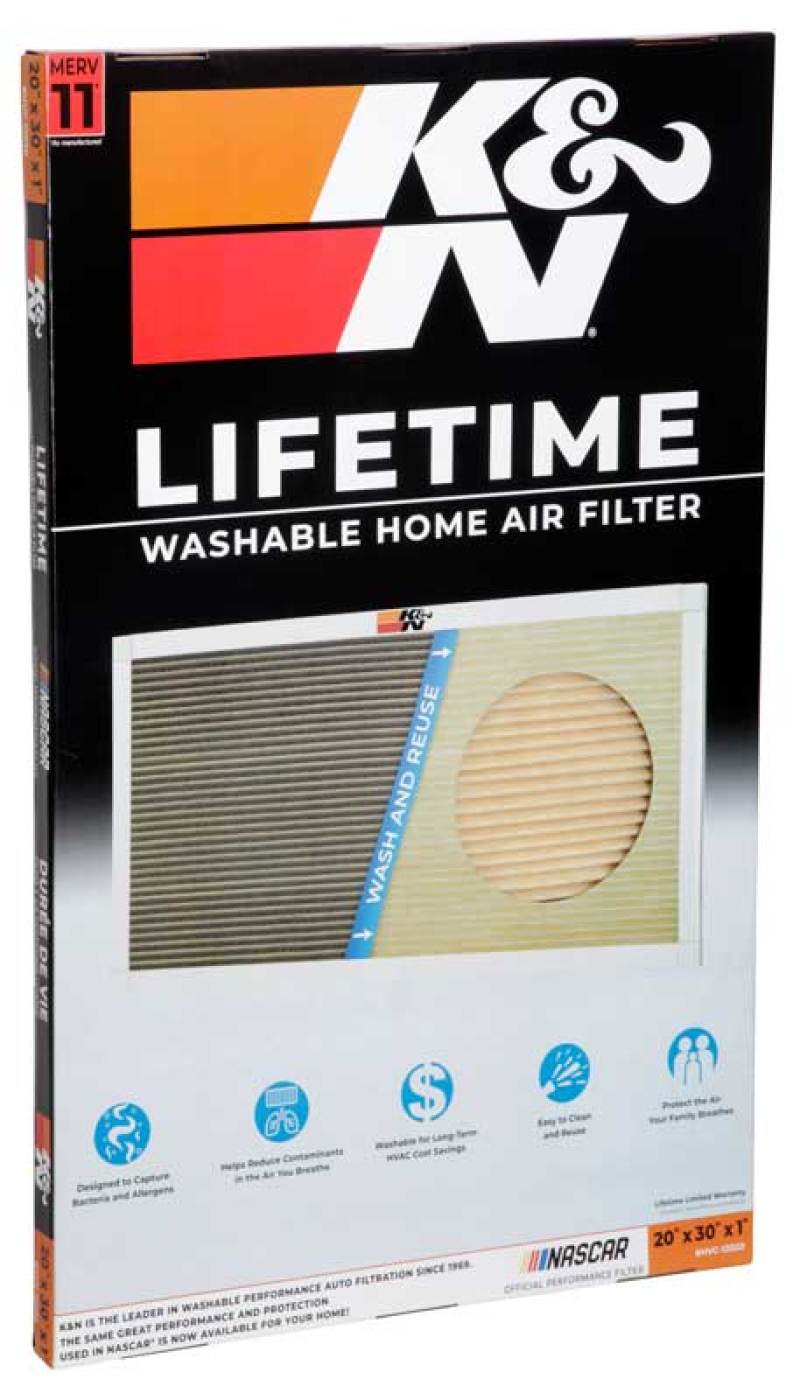 K&N HVAC Filter - 20 x 30 x 1-SR1 Performance
