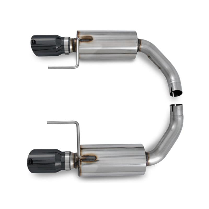 AWE Tuning S550 Mustang EcoBoost Axle-back Exhaust - Touring Edition (Diamond Black Tips)