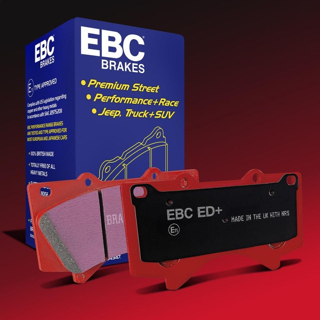 EBC Brakes ED91801 Extra Duty Front Brake Pads for Honda Pilot 2009-2011