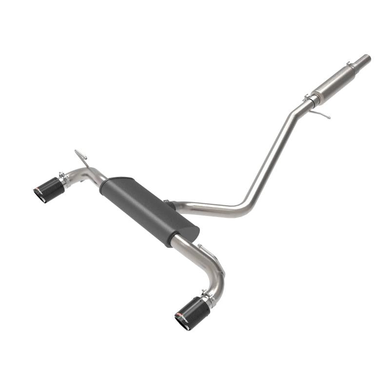 aFe Ford Bronco Sport 21-22 L3-1.5L (t)/L4-2.0L (t) Vulcan Cat-Back Exhaust System- Carbon Tips