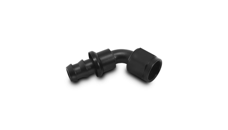 Vibrant Push-On 60 Degree Hose End Elbow FittingSize -10AN