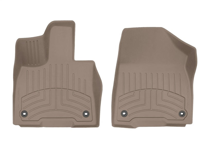WeatherTech 2021+ Toyota Sienna Front FloorLiner HP - Tan | Custom Fit All-Weather Protection