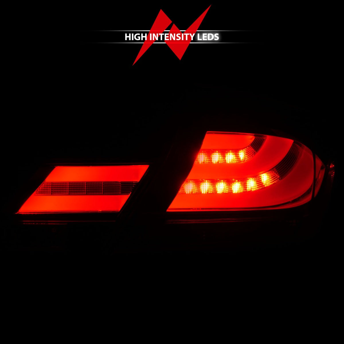HONDA CIVIC 13-15 4DR LED TAIL LIGHTS CHROME