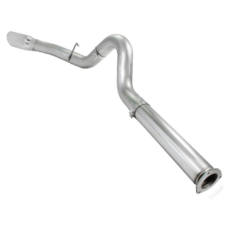 aFe Atlas 5in DPF-Back Aluminized Steel Exh Sys, Ford Diesel Trucks 11-14 v8-6.7L (td) Polished tip-SR1 Performance