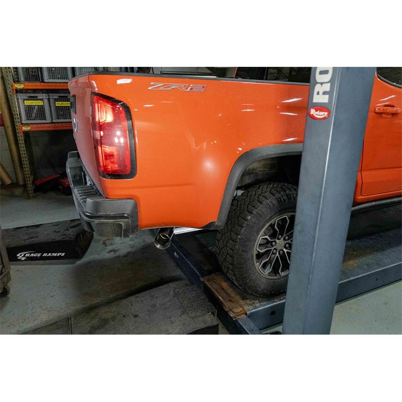 Corsa 2017-2022 Chevrolet Colorado 3.6L V6 ZR2 Only Cat-Back Single Side Exit w/ Single PolishedTip