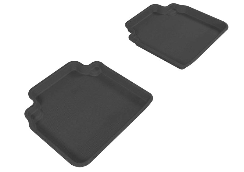 3D MAXpider 2008-2012 Honda Accord Kagu 2nd Row Floormats - Black-SR1 Performance