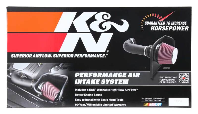 K&N 19-20 Jeep Cherokee L4-2.4L Performance Air Intake Kit-SR1 Performance