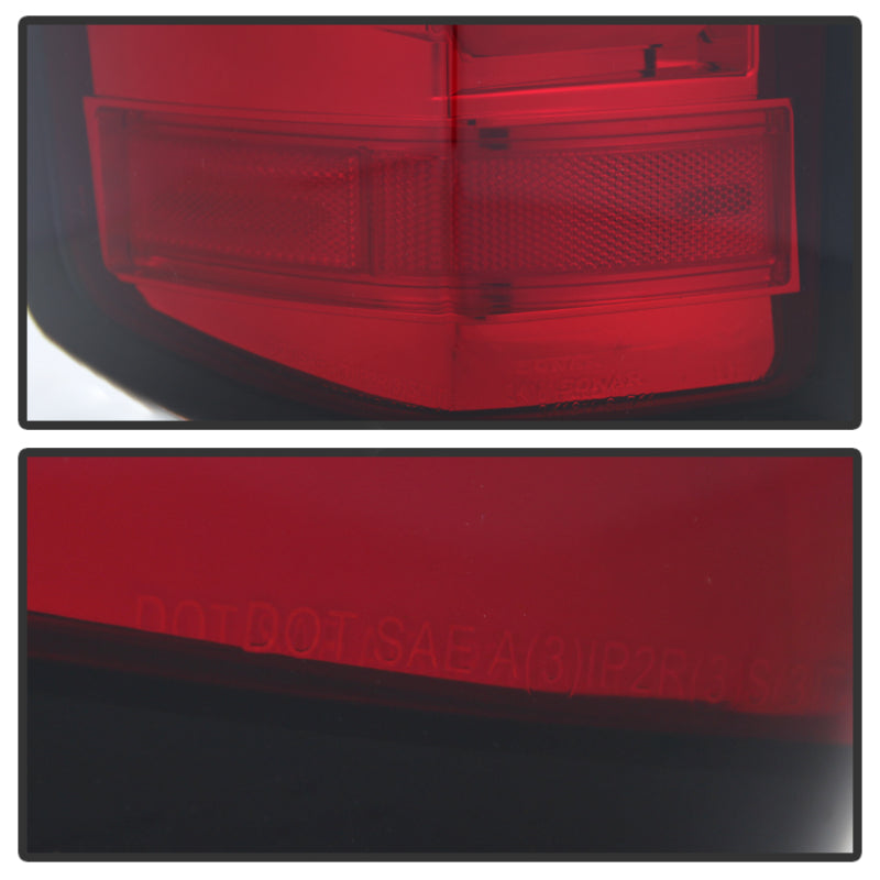 Spyder Chevy 1500 14-16 Light Bar LED Tail Lights Red Clear ALT-YD-CS14-LBLED-RC-SR1 Performance