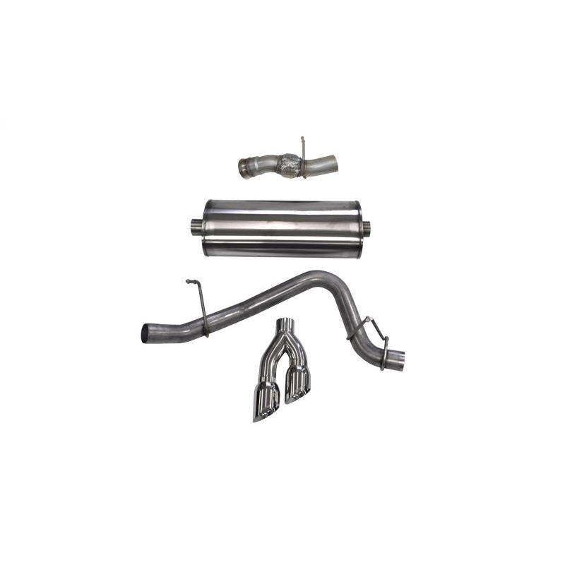 Corsa 2015-2020 GMC Yukon Denali 6.2L V8 Single Side Exit Cat-Back Exhaust w/ Polished Tips-SR1 Performance