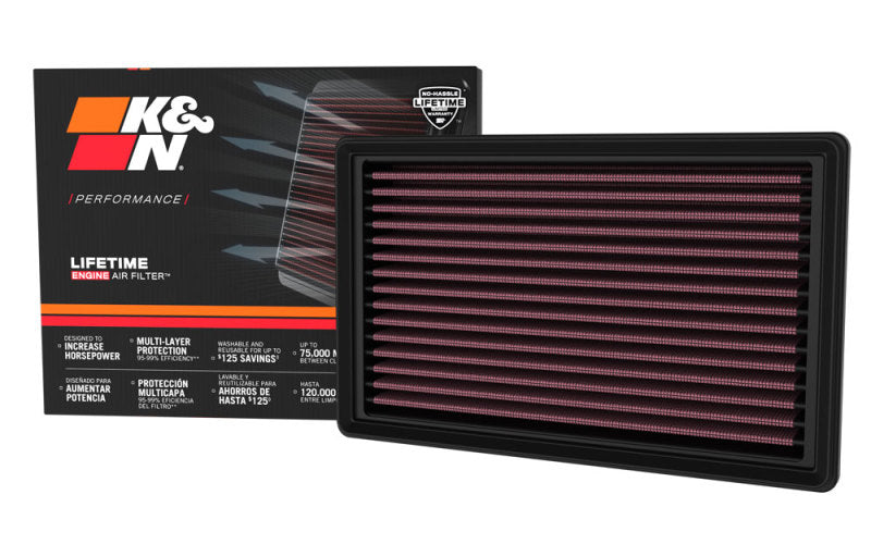 K&N 21-23 Toyota Yaris L3-1.0L Replacement Drop In Air Filter-SR1 Performance