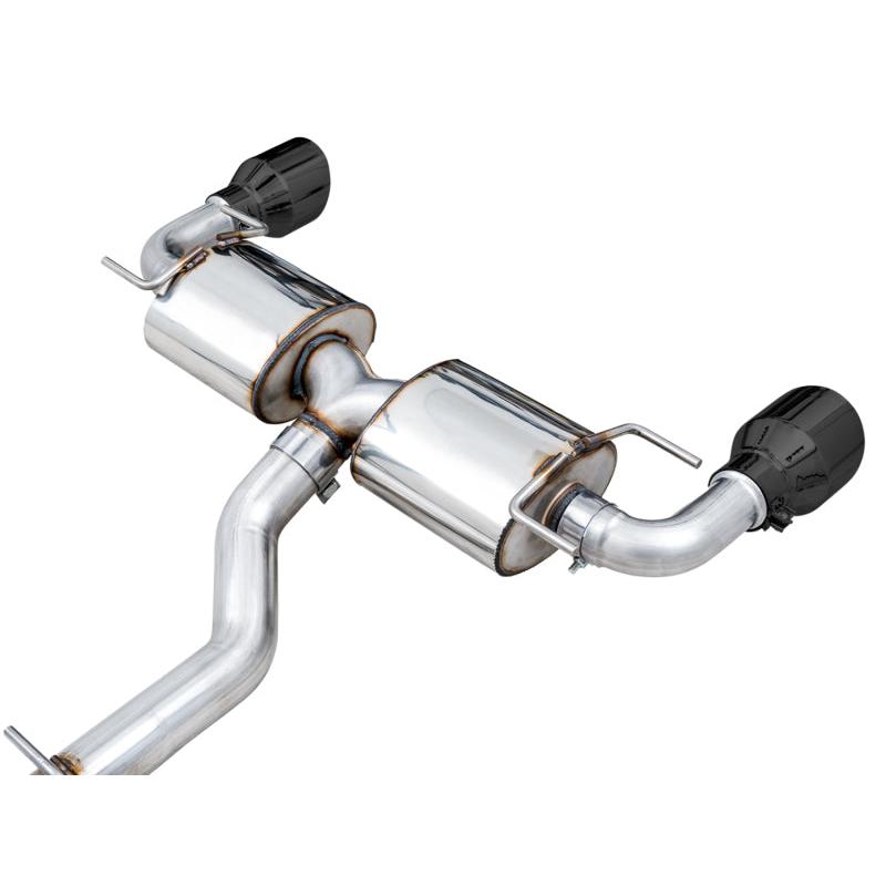 AWE Subaru BRZ/ Toyota GR86/ Toyota 86 Touring Edition Cat-Back Exhaust- Diamond Black Tips