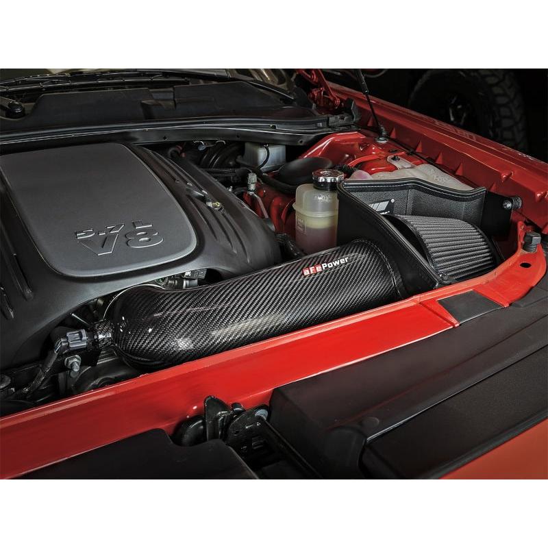 aFe POWER Magnum FORCE Carbon Fiber Stage 2 Track Series Pro Dry S CAIS - 11-18 Dodge Challenger V8-SR1 Performance