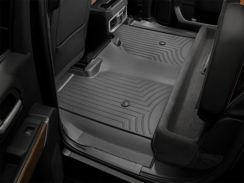 WeatherTech DigitalFit Rear FloorLiner for 2019-2023 Chevrolet Silverado 1500 Crew Cab – Black