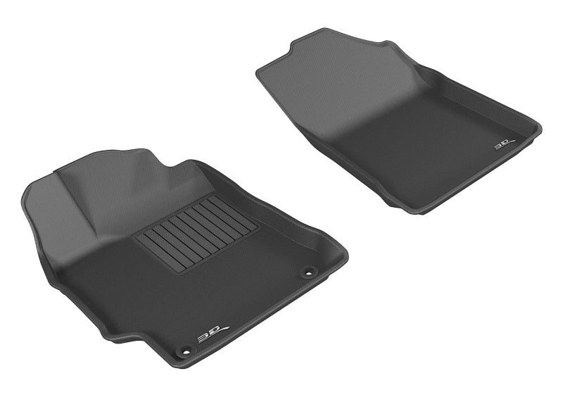 3D MAXpider 2015-2017 Toyota Camry Kagu 1st Row Floormat - Black-SR1 Performance