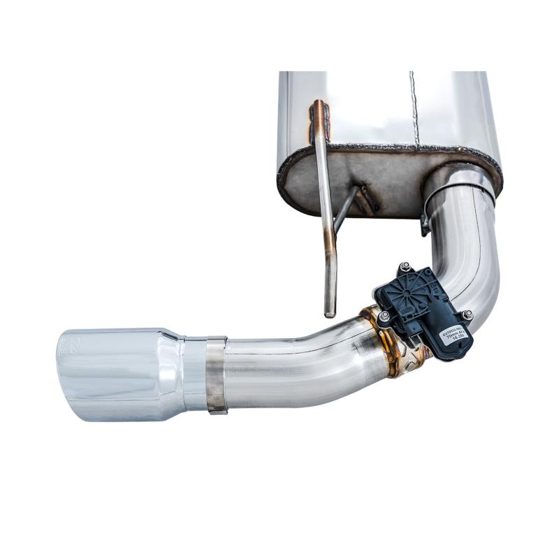 AWE Tuning Ford Focus RS SwitchPath Cat-back Exhaust - Chrome Silver Tips