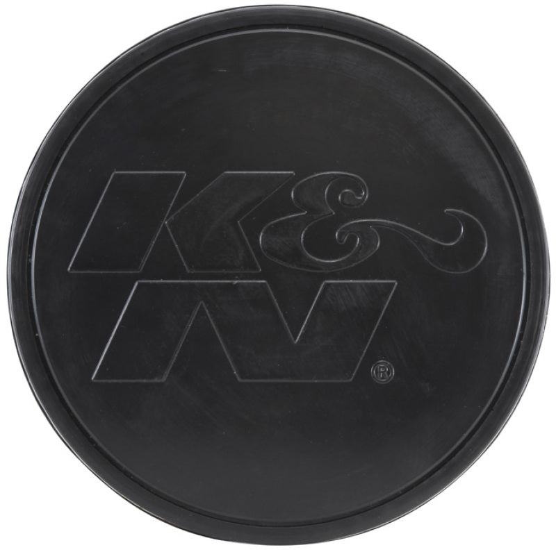 K&N Universal Rubber Filter-Round Tapered 4in Flange ID x 8in Base OD x 6.625in Top OD x 8in H-SR1 Performance