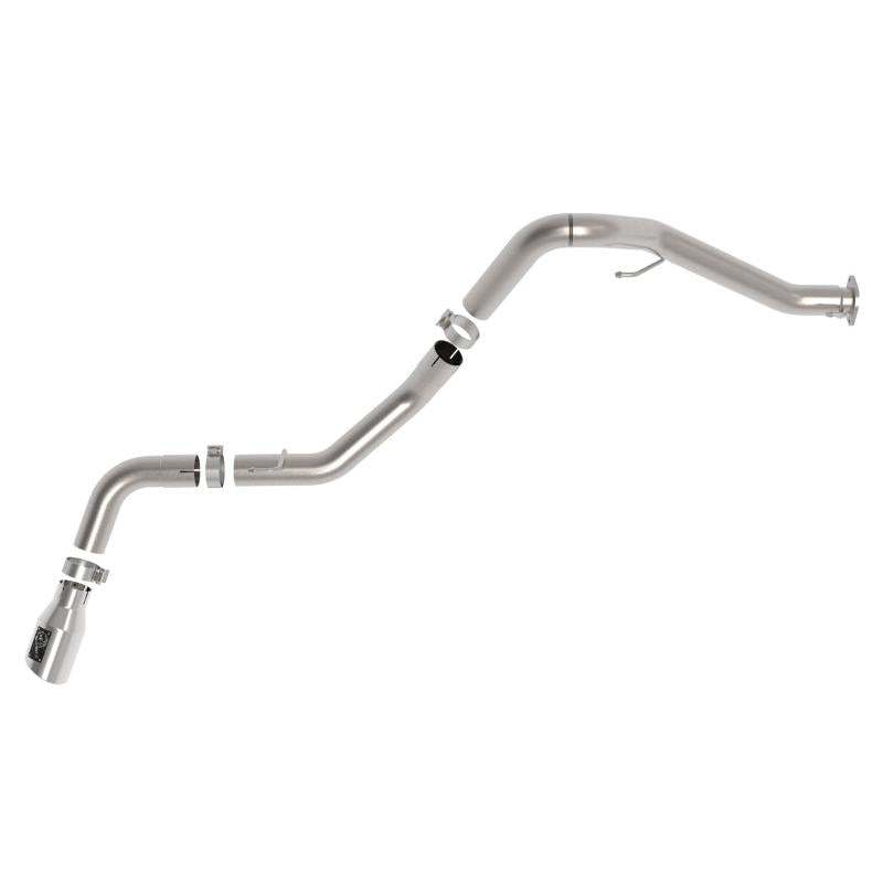 aFe 2021+ Jeep Gladiator V6-3.0L (td) Vulcan Series 3in 304 SS DPF-Back Exhaust System - Polishd Tip