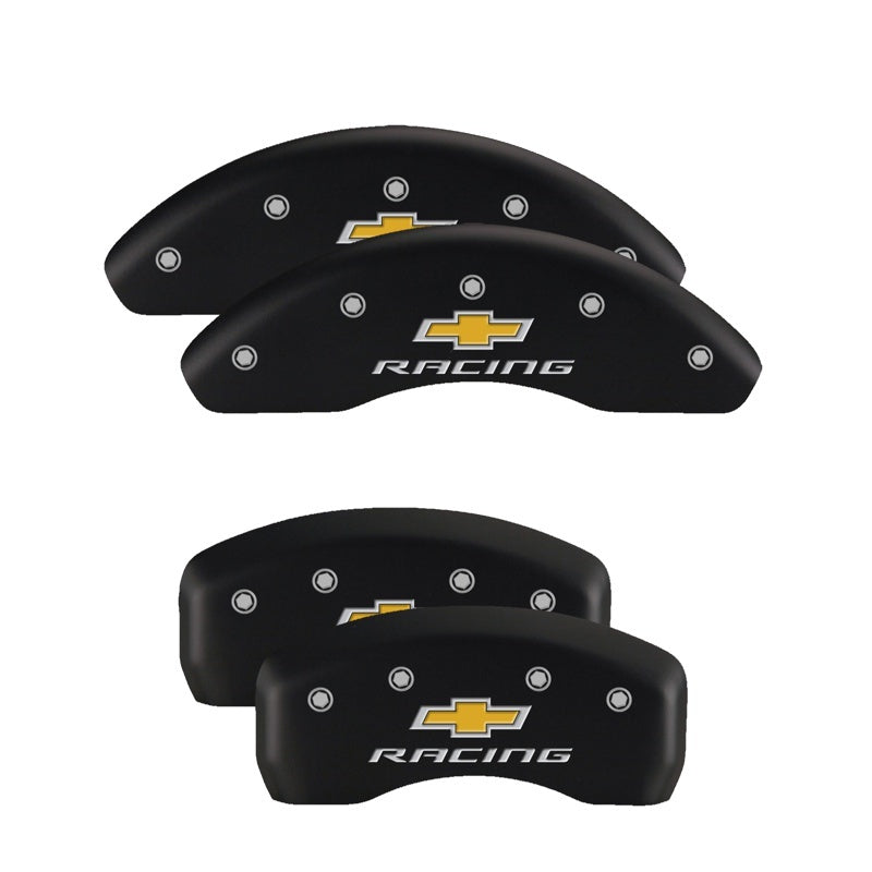 MGP 4 Caliper Covers Engraved Front & Rear Gen 5/RS Red finish silver-SR1 Performance