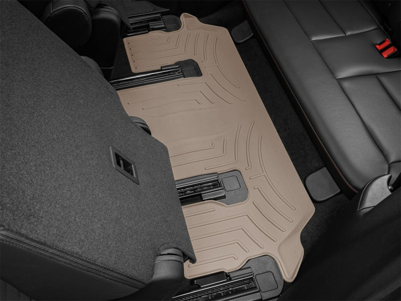 WeatherTech FloorLiner HP for Ford Explorer 2022-2023 Rear, Tan - Custom Fit, All-Weather Protection