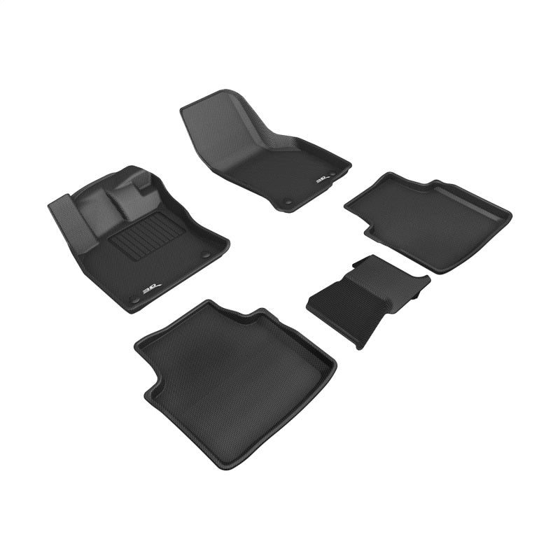 3D Maxpider 19-23 Volkswagen Arteon Kagu Floor Mat- Black R1 R2-SR1 Performance