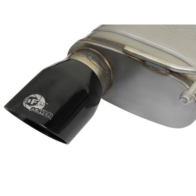 aFe MACHForce XP 2.5in 409 Stainless Axle Back Exhaust w/ Black Tips 15-17 Ford Mustang I4-2.3L (t)-SR1 Performance