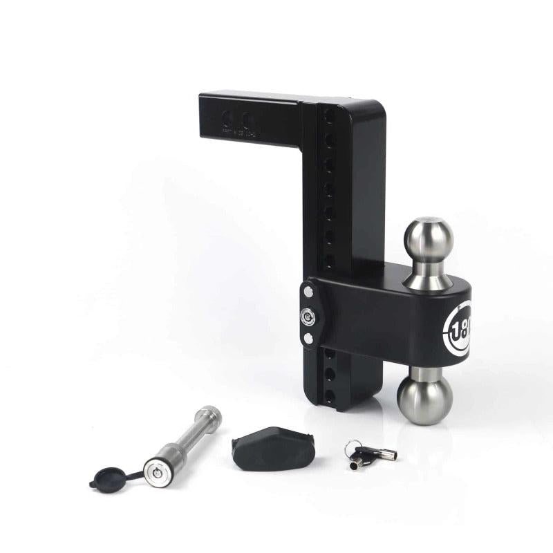 Weigh Safe 180 Hitch with 10-inch Drop and 2-inch Shank * Black Cerakote Finish for 10K/12.5K GTWR