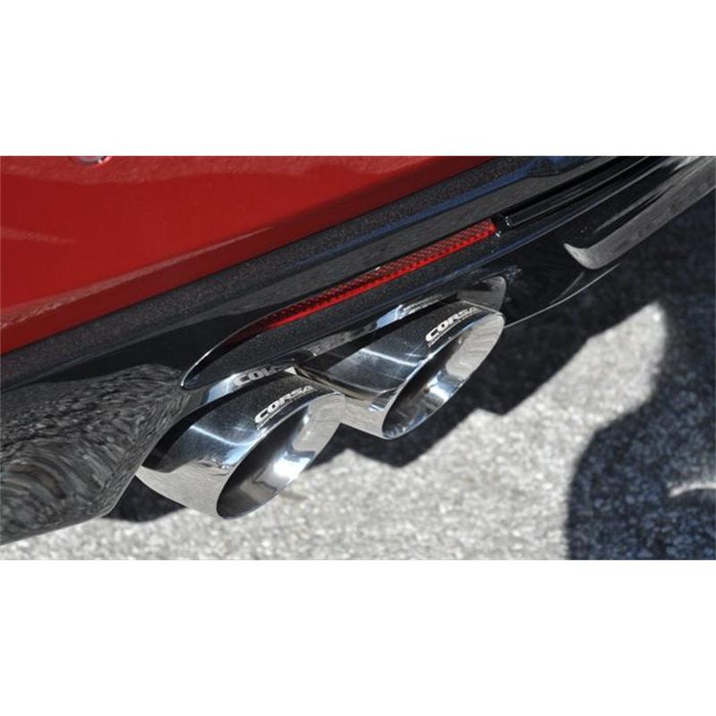 Corsa 2017-2024 Chevrolet Camaro SS 6.2L V8 2.75in Polished Sport Axle-Back Exhaust-SR1 Performance