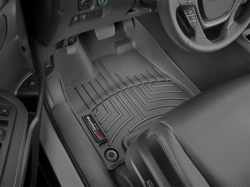 WeatherTech DigitalFit Front FloorLiner for Honda Ridgeline 2017-2018, Black