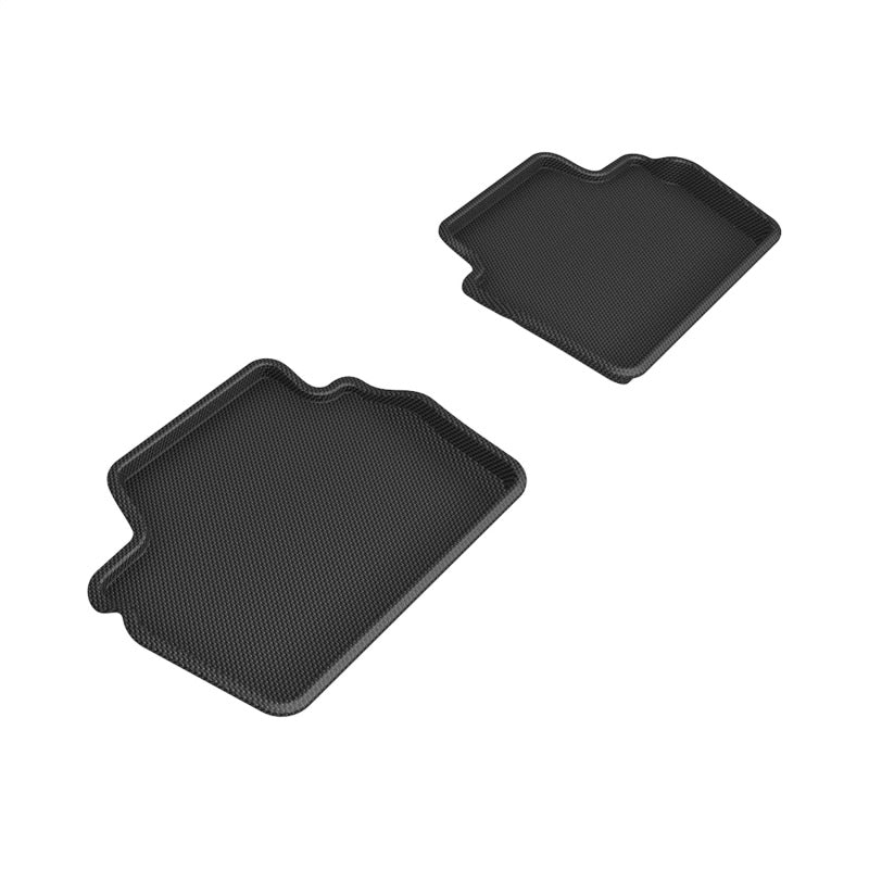 3D MAXpider 21-24 BMW 4 Series Kagu Rear Floor Mat - Black-SR1 Performance