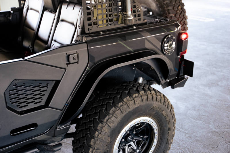 DV8 Offroad Jeep Wrangler JL Slim Fender Flares - Part Number FDJL-07