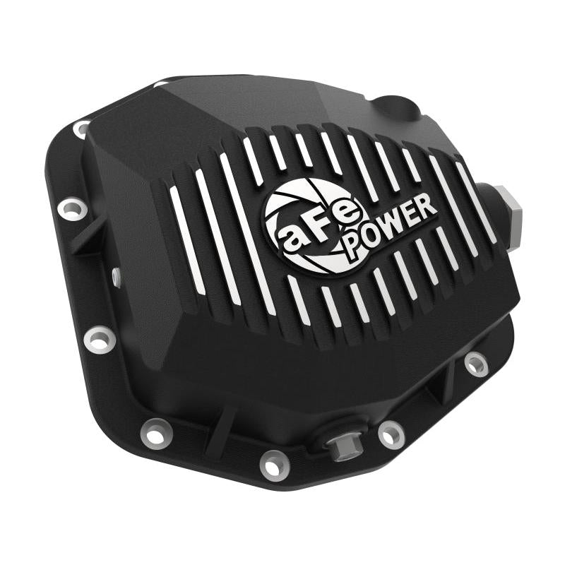 aFe 20-23 Jeep Gladiator JT (Dana M220) Pro Series Rear Differential Cover Black w/ Machined Fins-SR1 Performance