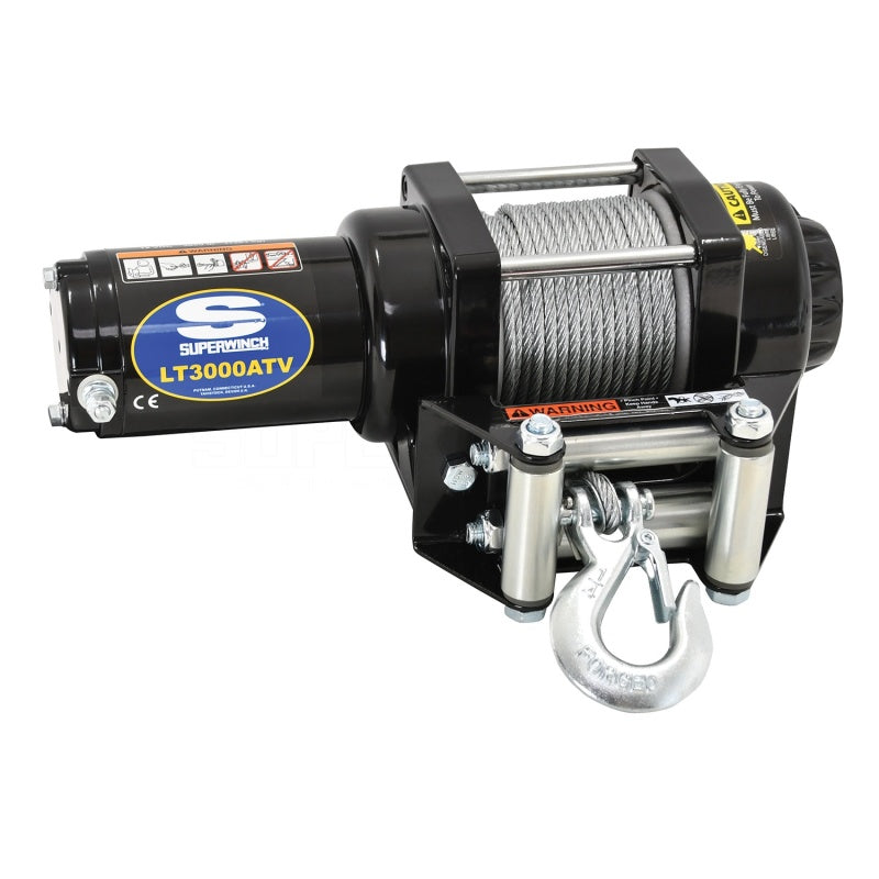 Superwinch 3000 LBS 12V DC 3/16in x 50ft Steel Rope LT3000 Winch-SR1 Performance