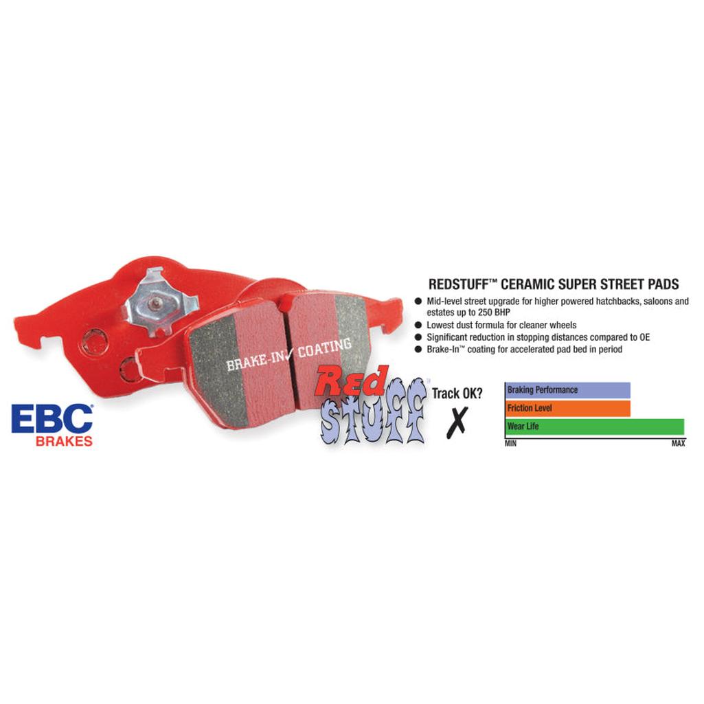 EBC Brakes Redstuff Ceramic Brake Pads Part Number DP3006C – Low Dust Performance for High-Performance Street Vehicles