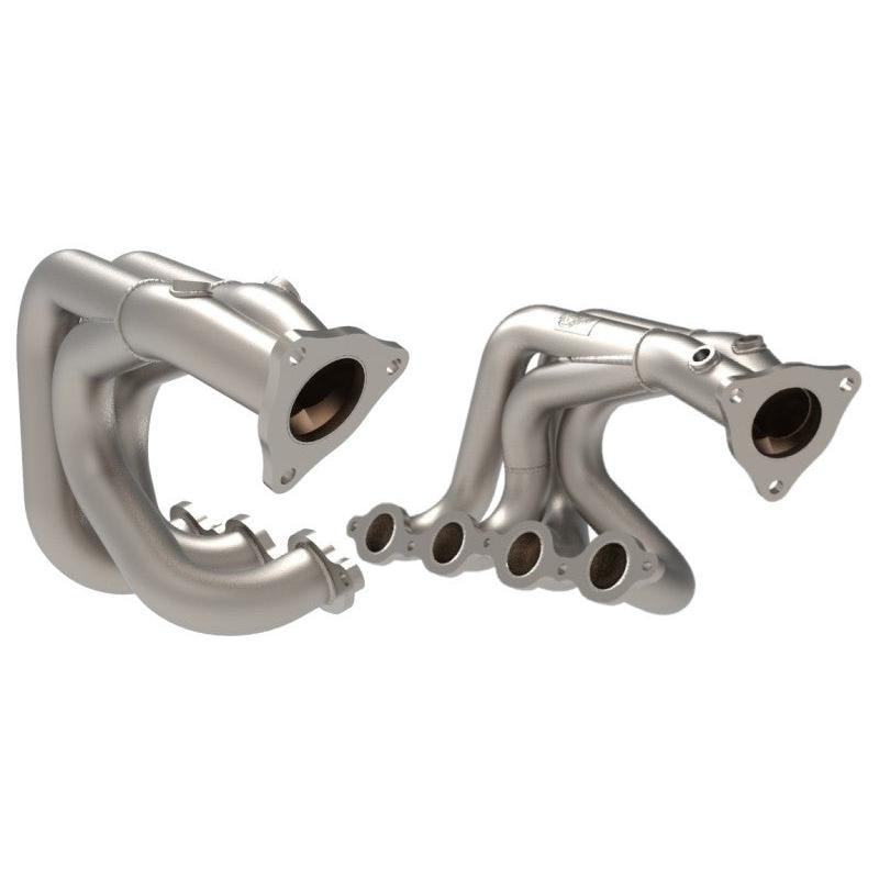aFe Twisted 304SS Header 2020 Chevy Corvette (C8) 6.2L V8 - Titanium Ceramic Coated-SR1 Performance