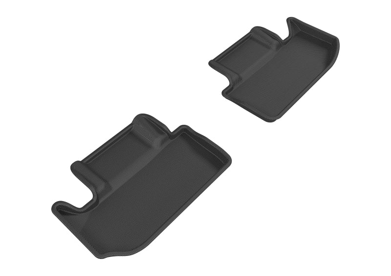 3D MAXpider 2011-2020 Dodge Challenger Kagu 2nd Row Floormats - Black-SR1 Performance