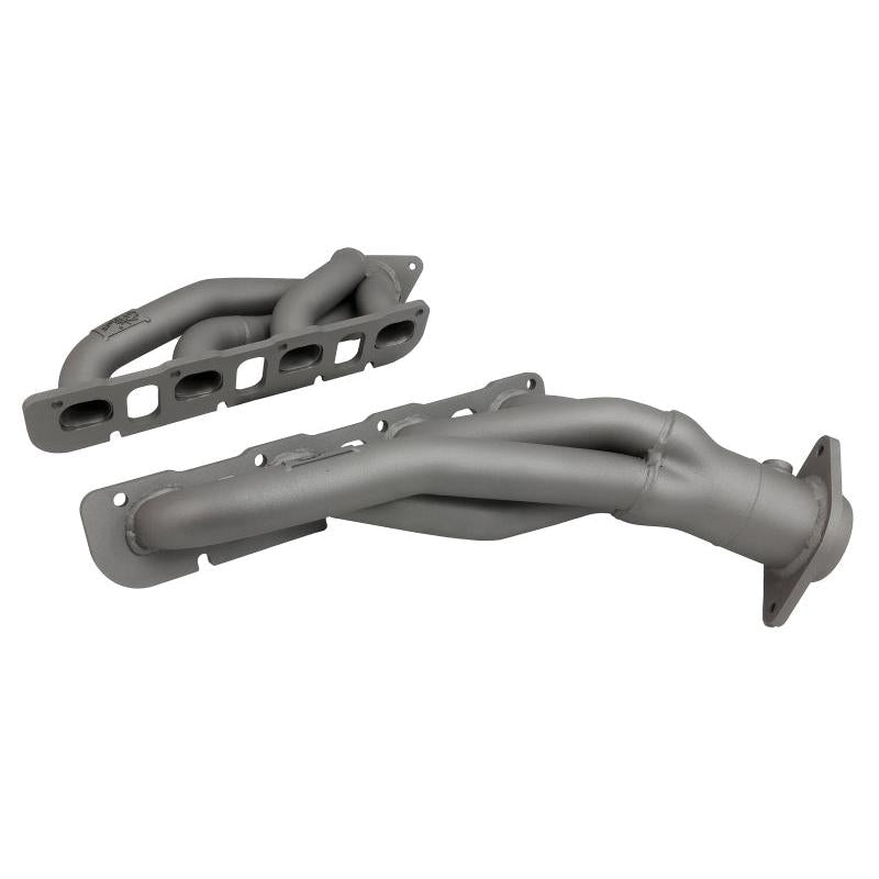 aFe Twisted Steel 304SS Short Header 15-22 Dodge Challenger SC V8-6.2L / 6.4L HEMI Titanium Coating-SR1 Performance